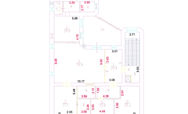 3-комнатная квартира в г. Москва