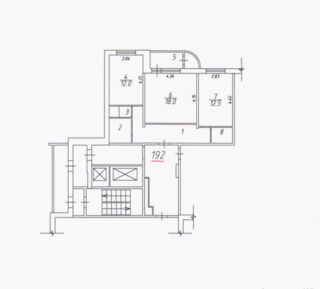 2-комнатная квартира в г. Балашиха