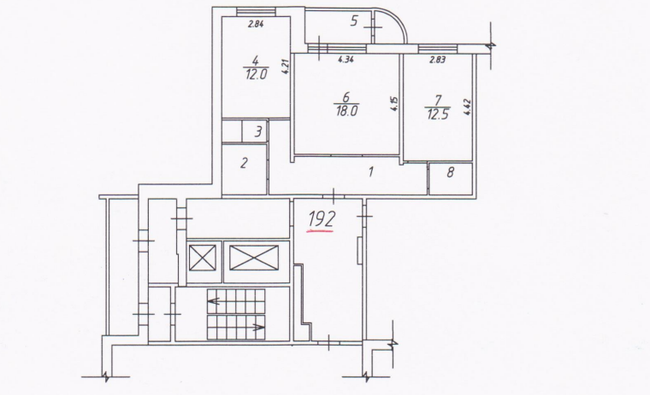 2-комнатная квартира в г. Балашиха
