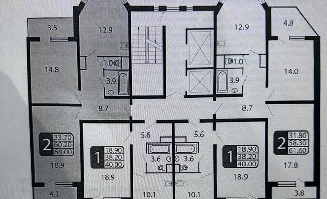 2-комнатная квартира в г. Балашиха