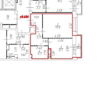 1-комнатная квартира в г. Балашиха