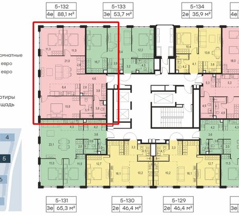 4-комнатная квартира в г. Москва