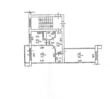 2-комнатная квартира в г. Балашиха
